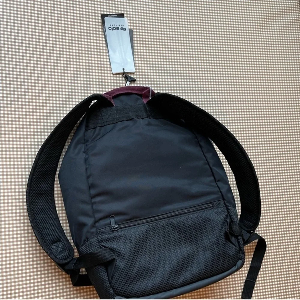SOLO NEW YORK black backpack.‎ NWT